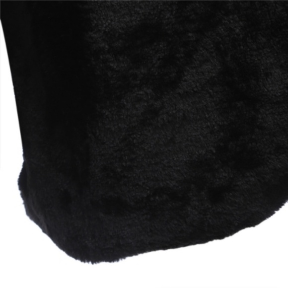 FLASH SALE Cougar Black Faux Fur hooded blazer - Picture 6 of 6